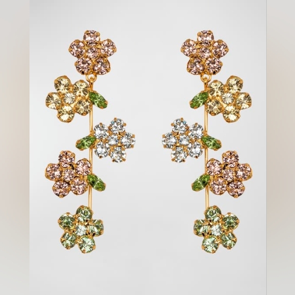 Piper K Floral Earrings - Picture 1 of 6